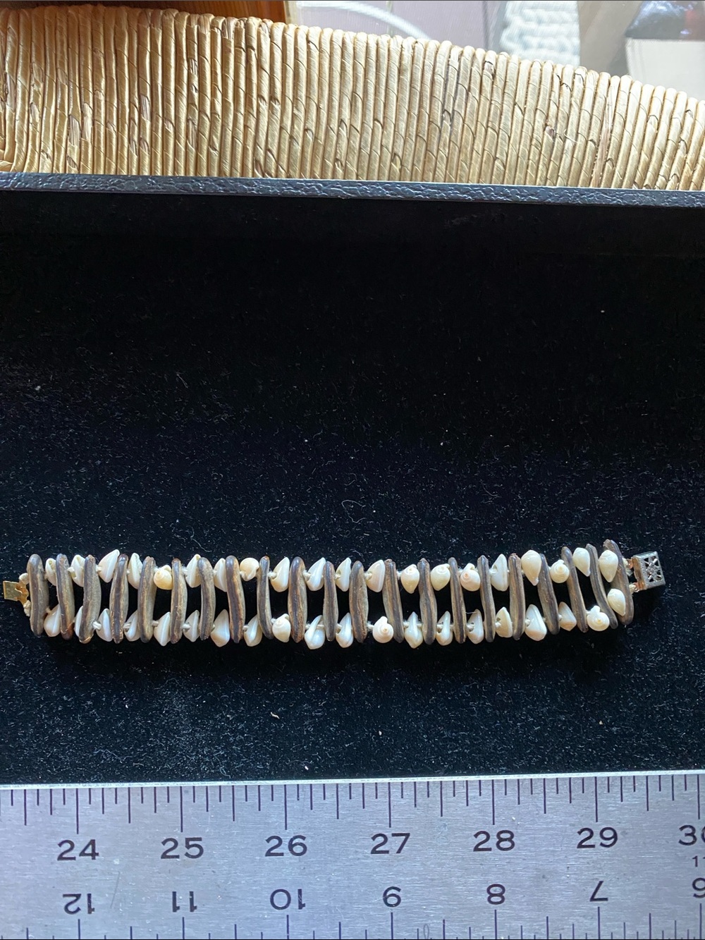 Freshwater seashells Multi-Row Bracelet - White